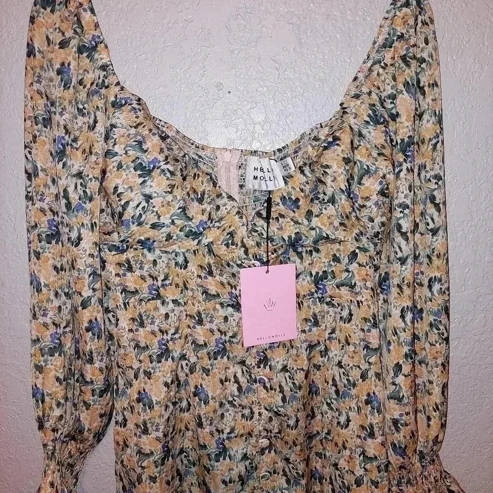NWT Hello molly love first dress Long Sleeve Size Large - Picture 9 of 12